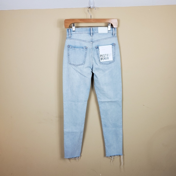 Pistola Nico High Rise Mom Jean - In Lake - Picture 2 of 12